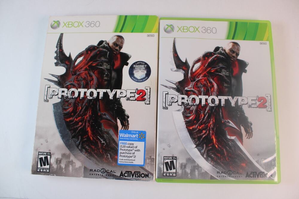 Prototype 2 Limited Radnet Edition W/ Slipcover (Microsoft Xbox 360) Complete